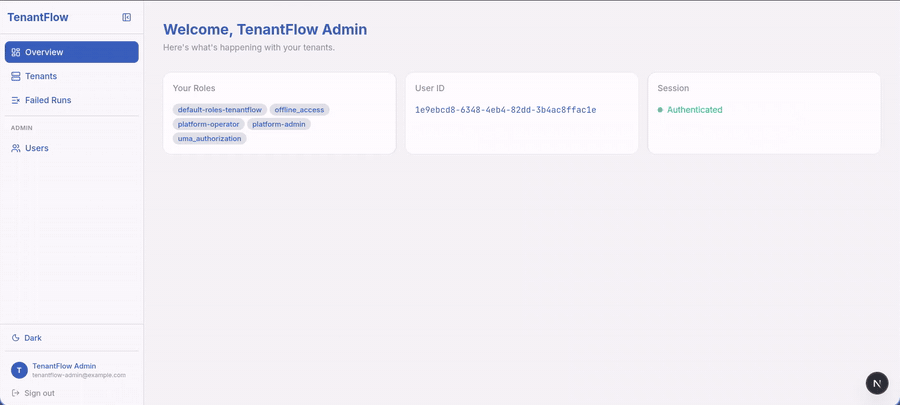 TenantFlow demo